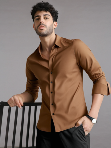 Brown Bear Premium Satin Shirt