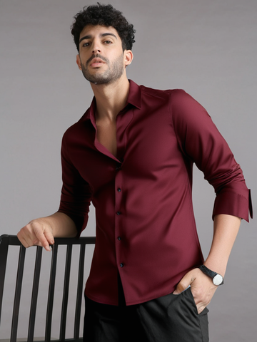 Bulgarian Rose Premium Satin Shirt