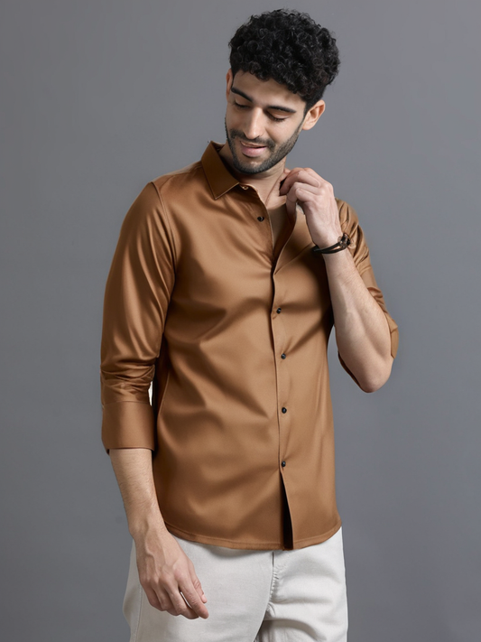 Brown Bear Premium Satin Shirt